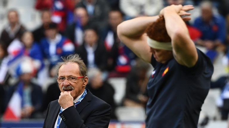 France head coach Jacques Brunel