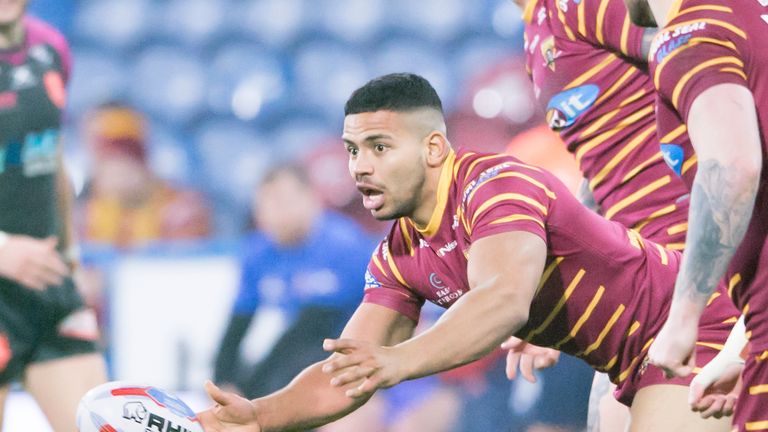 Kruise Leeming scored the opening try for Huddersfield