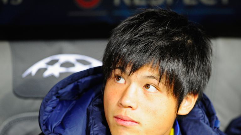 Ryo michayi during the UEFA Champions League Round of 16 second leg match between FC Bayern Muenchen and Arsenal FC at Allianz Arena on March 11, 2014 in Munich, Germany.