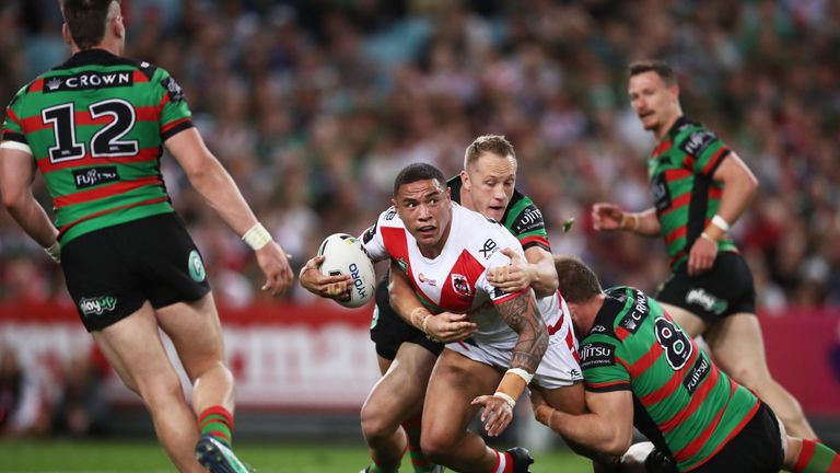 Tyson Frizell will miss the start of the season for St George Illawarra  after rupturing a testicle