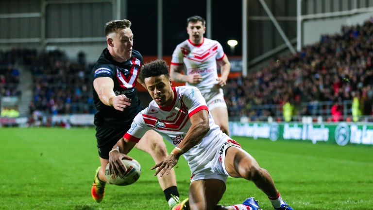 Regan Grace's converted try for St Helens forced golden-point extra-time away to the Broncos