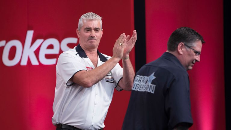 Steve Beaton rolled back the years with a brilliant display to beat Gary Anderson