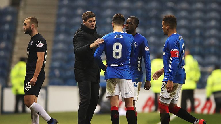 Gerrard admits it will be tough to move on from the 2-0 defeat at Ibrox