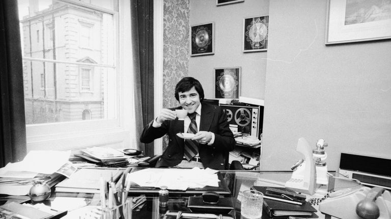 Terry Venables during his time in charge of Crystal Palace
