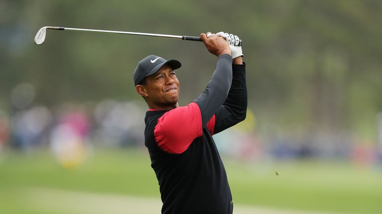 Tiger Woods during the final round of The Players Championship
