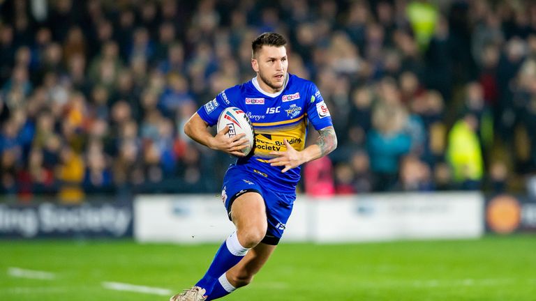 Picture by Allan McKenzie/SWpix.com - 01/03/2019 - Rugby League - Betfred Super League - Leeds Rhinos v Wakefield Trinity - Emerald Headingley Stadium, Leeds, England - Leeds's Tom Briscoe.