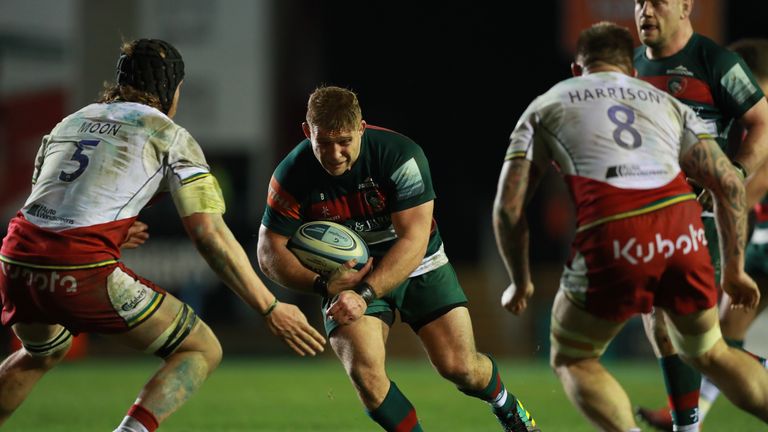 Tom Youngs of Leicester Tigers