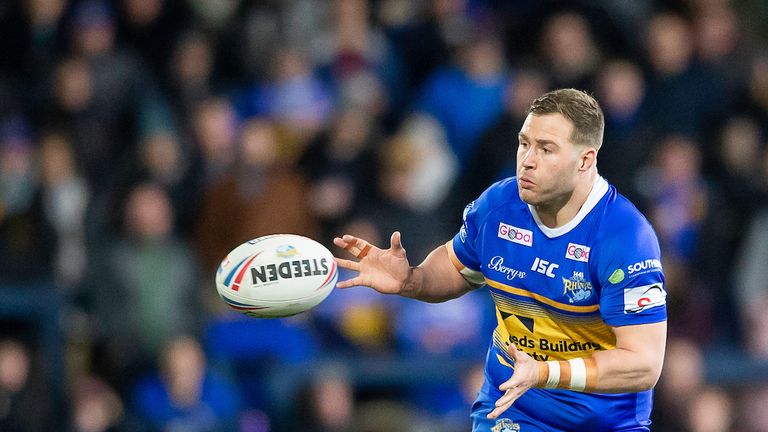 Picture by Allan McKenzie/SWpix.com - 15/03/2019 - Rugby League - Betfred Super League - Leeds Rhinos v London Broncos - Emerald Headingley Stadium, Leeds, England - Leeds's Trent Merrin.