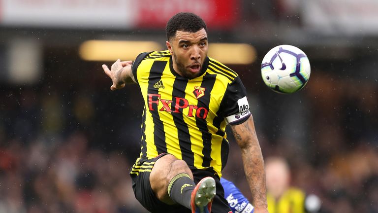 Watford striker Troy Deeney