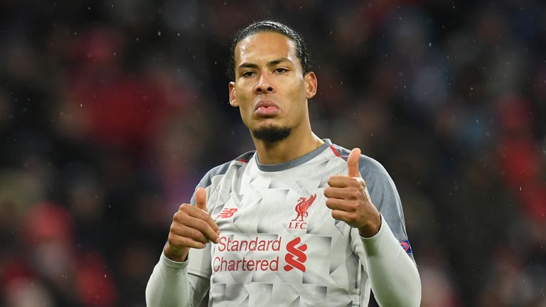 Virgil van Dijk got a goal and assist in Liverpool's win at Bayern Munich