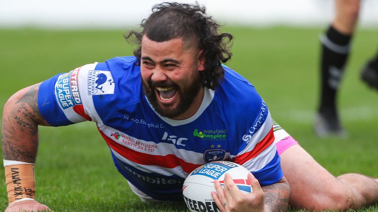 Wakefield's David Fifita scored two tries in vain for the visitors