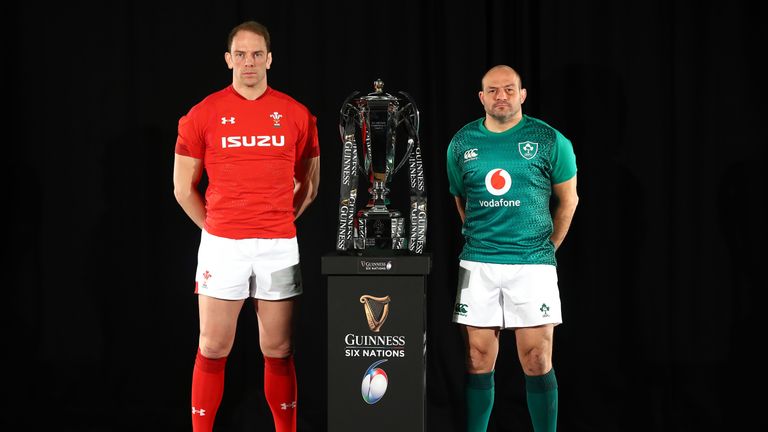 Wales captain Alun Wyn Jones comes up against Ireland's Rory Best this weekend