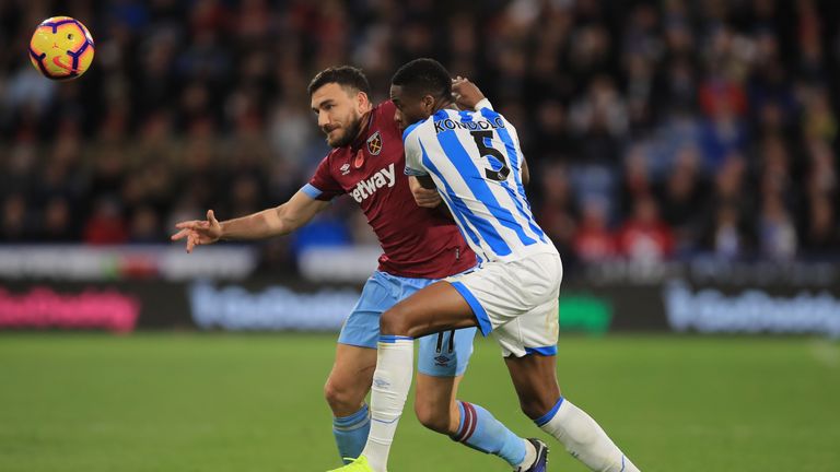 Robert Snodgrass and Terence Kongolo featured in the reverse fixture