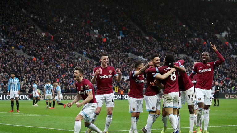 West Ham celebrate