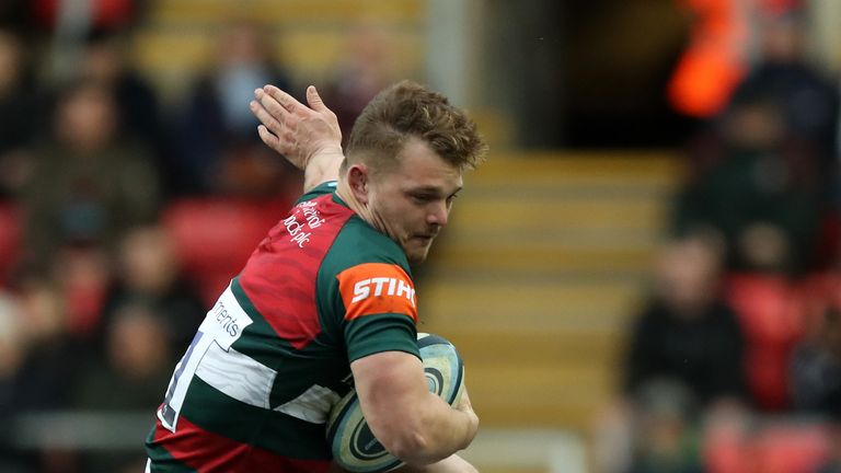 Leicester Tigers flanker Will Evans