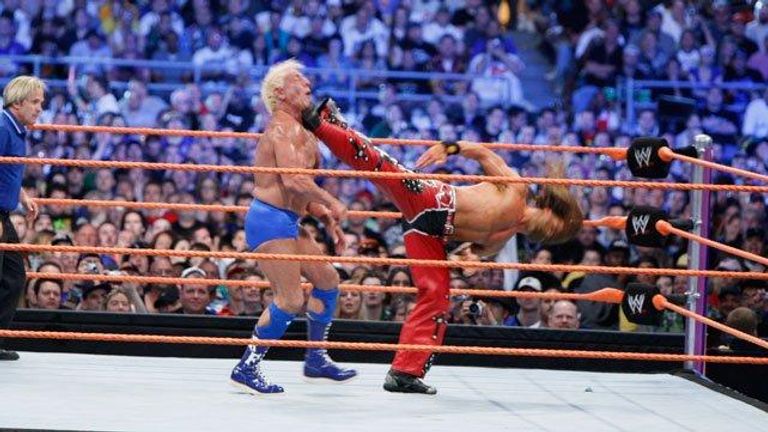 HBK FLAIR WrestleMania XXIV 