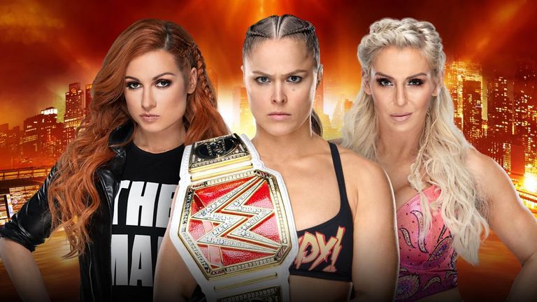The women's Raw Championship triple threat match will headline Wrestlemania 35