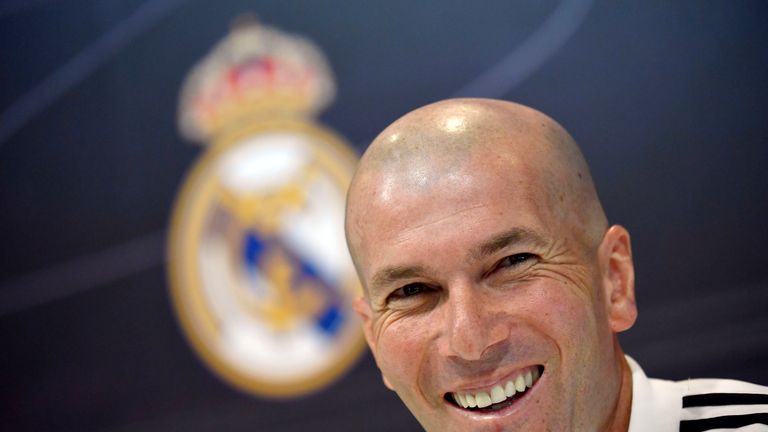 Zinedine Zidane is back at Real Madrid