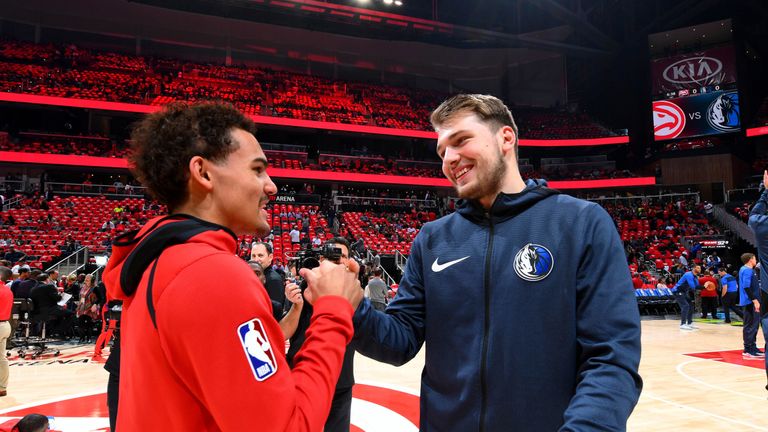 Trae Young and Luka Doncic are the leading candidates for the Rookie of the Year award