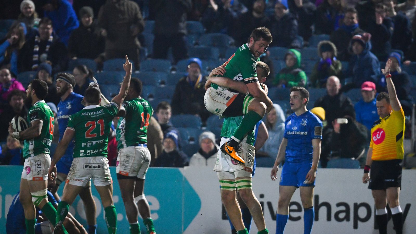 Guinness PRO14 Round-up: Ospreys, Connacht, Edinburgh Win; Leinster ...