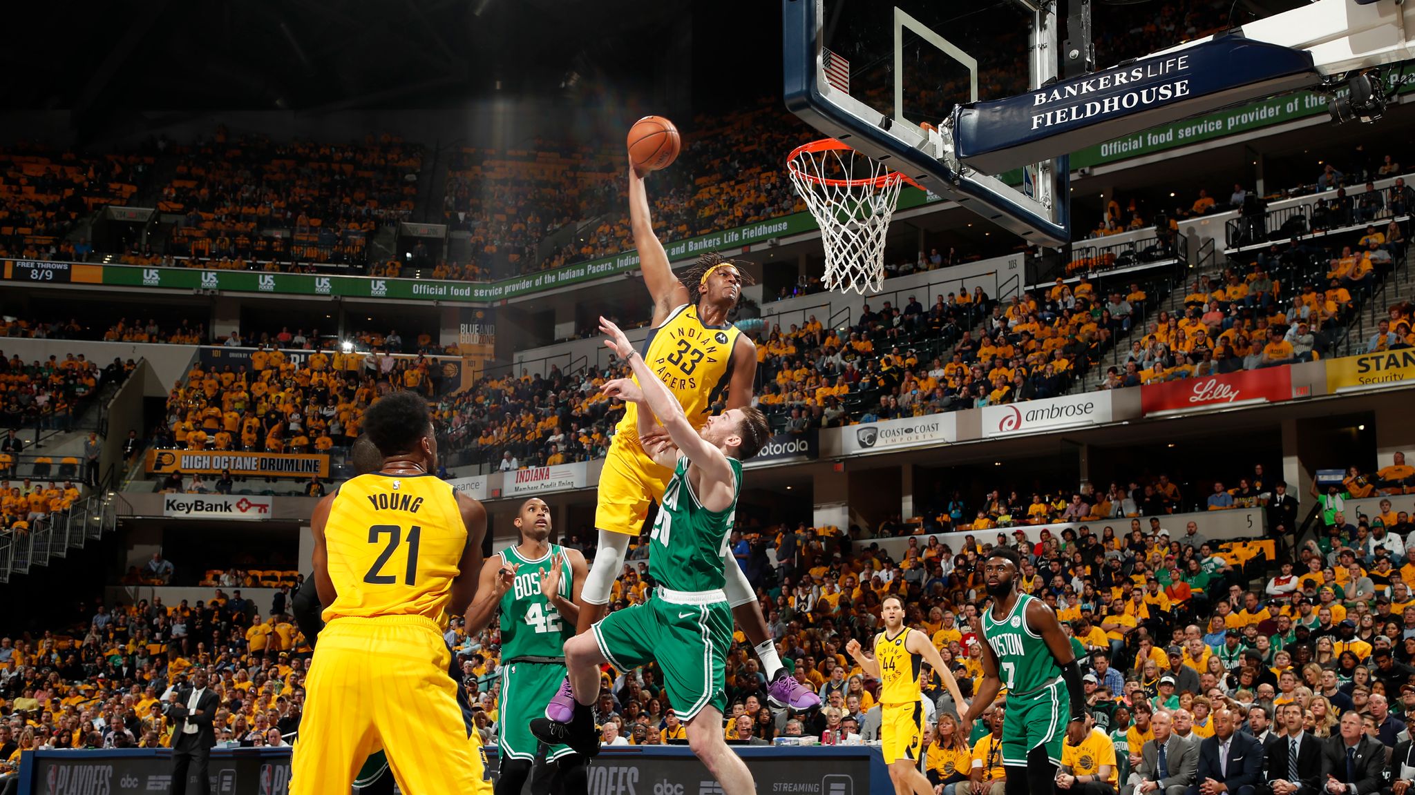 myles turner dunk