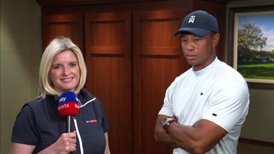 Woods pleased with crucial birdies