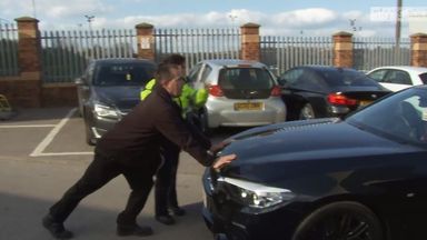 Barton stopped by police at Oakwell