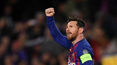 Lionel Messi's Barcelona take on Manchester United in the Champions League quarter-final first leg
