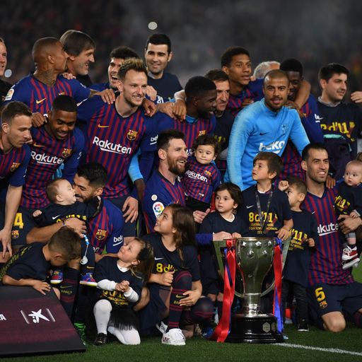 Messi strike seals Barca title win