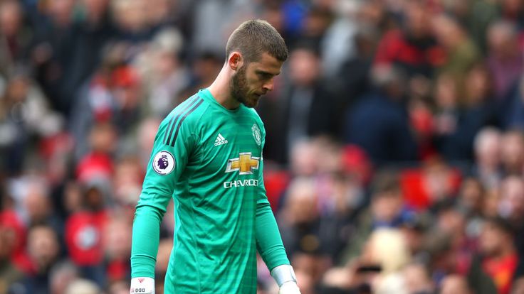 David de Gea endured another difficult afternoon at Old Trafford