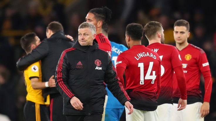 Ole Gunnar Solskjaer, Manchester United manager after Premier League defeat at Wolves