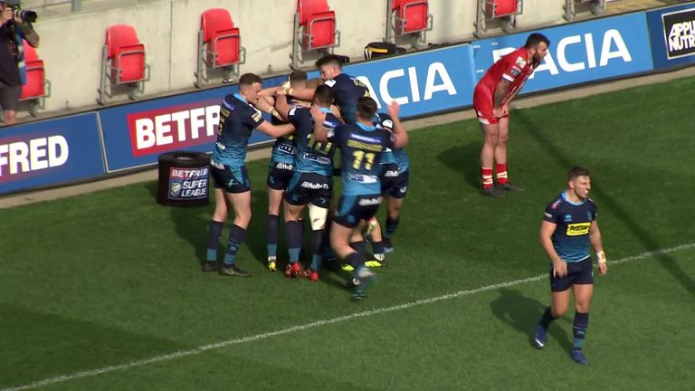 Highlights from the Betfred Super League clash between Salford Red Devils and Wigan Warriors