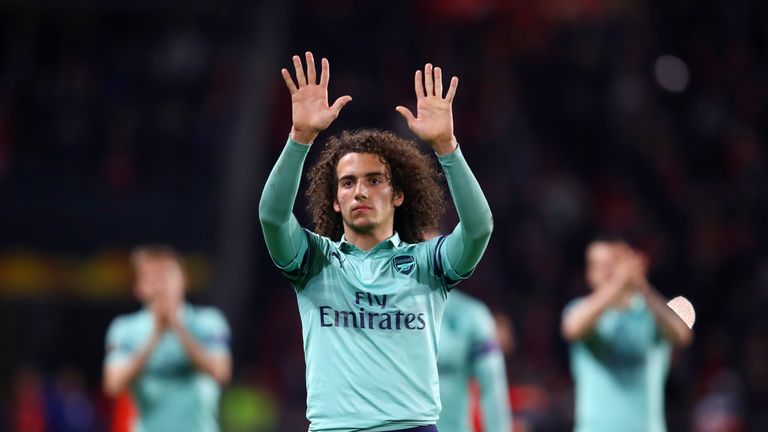 Unai Emery is pleased with Matteo Guendouzi's improvement