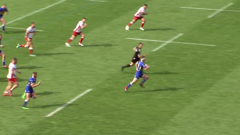 Watch the highlights as Leeds survived a late fightback from Hull KR 