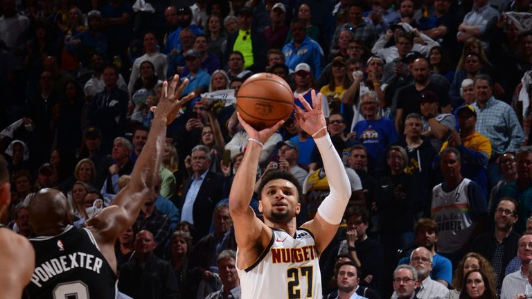 Jamal Murray fires a clutch three to lead the Denver Nuggets to a Game 2 victory over the San Antonio Spurs