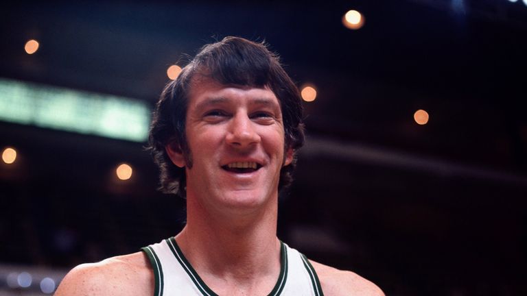 John Havlicek pictured during his playing days with the Boston Celtics