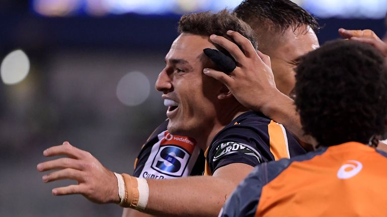 The Brumbies beat the Lions 31-20 in Canberra.