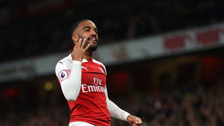 Alexandre Lacazette's lob sealed the three points for Arsenal