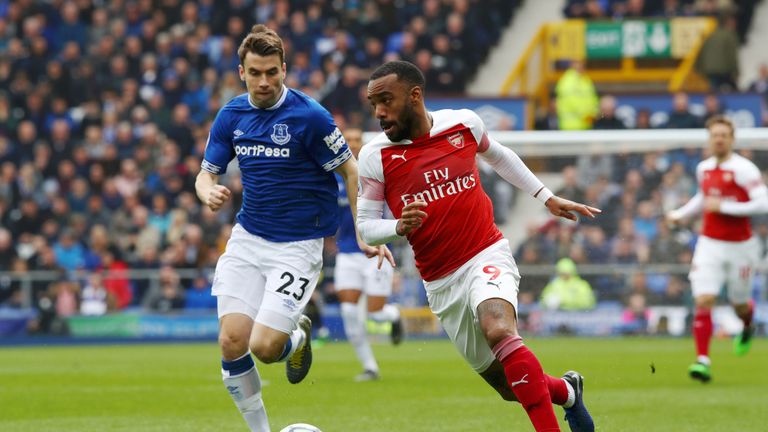 Alexandre Lacazette endured a frustrating afternoon