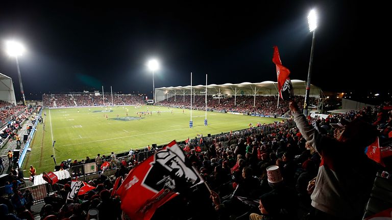 The Super Rugby Final match between the Crusaders and the Lions at AMI Stadium on August 4, 2018 in Christchurch, New Zealand.