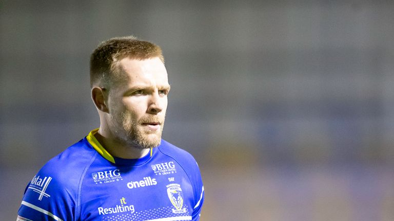 Picture by Allan McKenzie/SWpix.com - 07/03/2019 - Rugby League - Betfred Super League - Warrington Wolves v Castleford Tigers - Halliwell Jones Stadium, Warrington, England - Blake Austin.