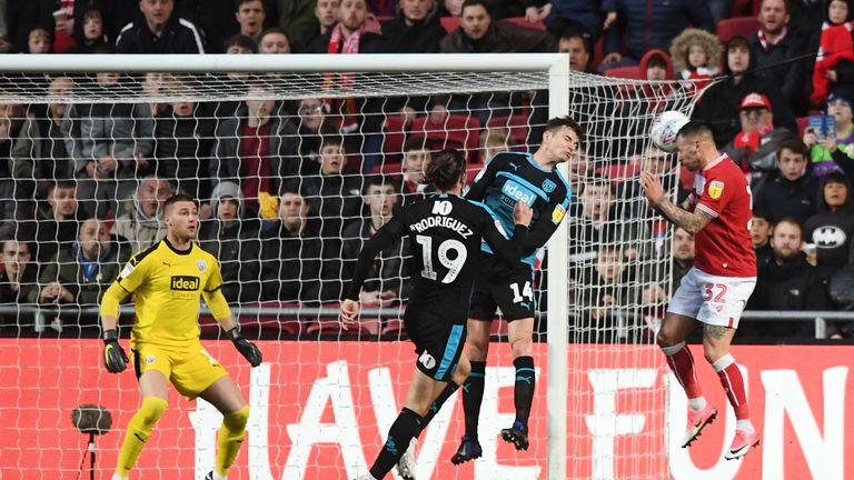 BRISTOL, ENGLAND - APRIL 09: during the Sky Bet Championship match between Bristol City and West Bromwich Albion at Ashton Gate on April 9, 2019 in Bristol, England. (Photo by Harry Trump/Getty Images)