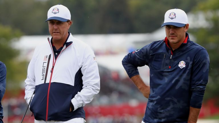 Now Ryder Cup team-mates, Phil Mickelson once said no to Brooks Kopeka's request for an autograph