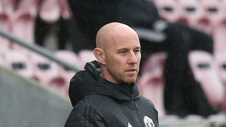 Manchester United's head of academy Nicky Butt