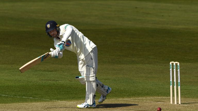 Cameron Bancroft plays a shot against Sussex