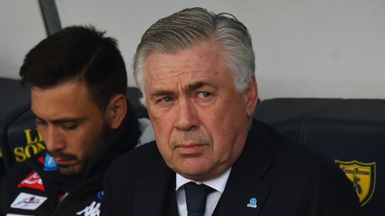 Ancelotti is hoping to overturn a 2-0 defeicit against Arsenal