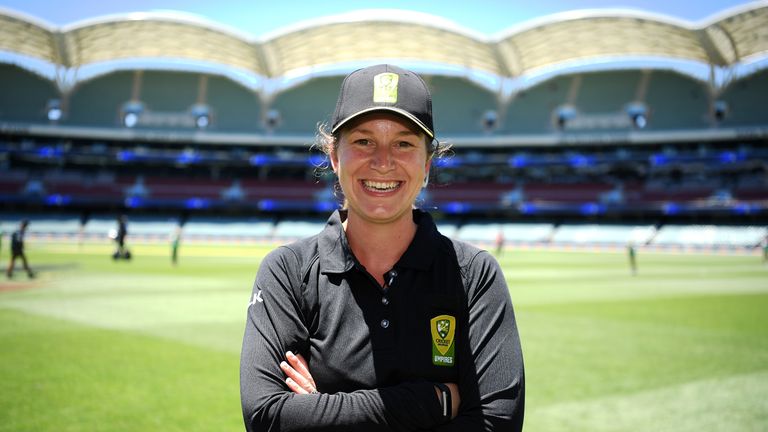 Claire Polosak has blazed a trail in the world of umpiring