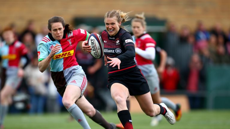 Clapp says the 20-17 loss to Harlequins earlier this season will not enter her thoughts