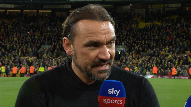 Daniel Farke interview after promotion to the Premier League.