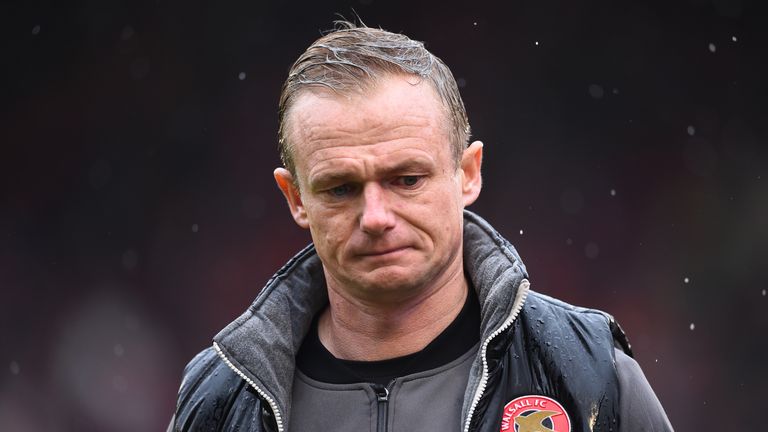 Keates' Walsall had lost five games in a row prior to his dismissal